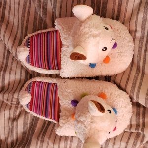 Little llama slippers